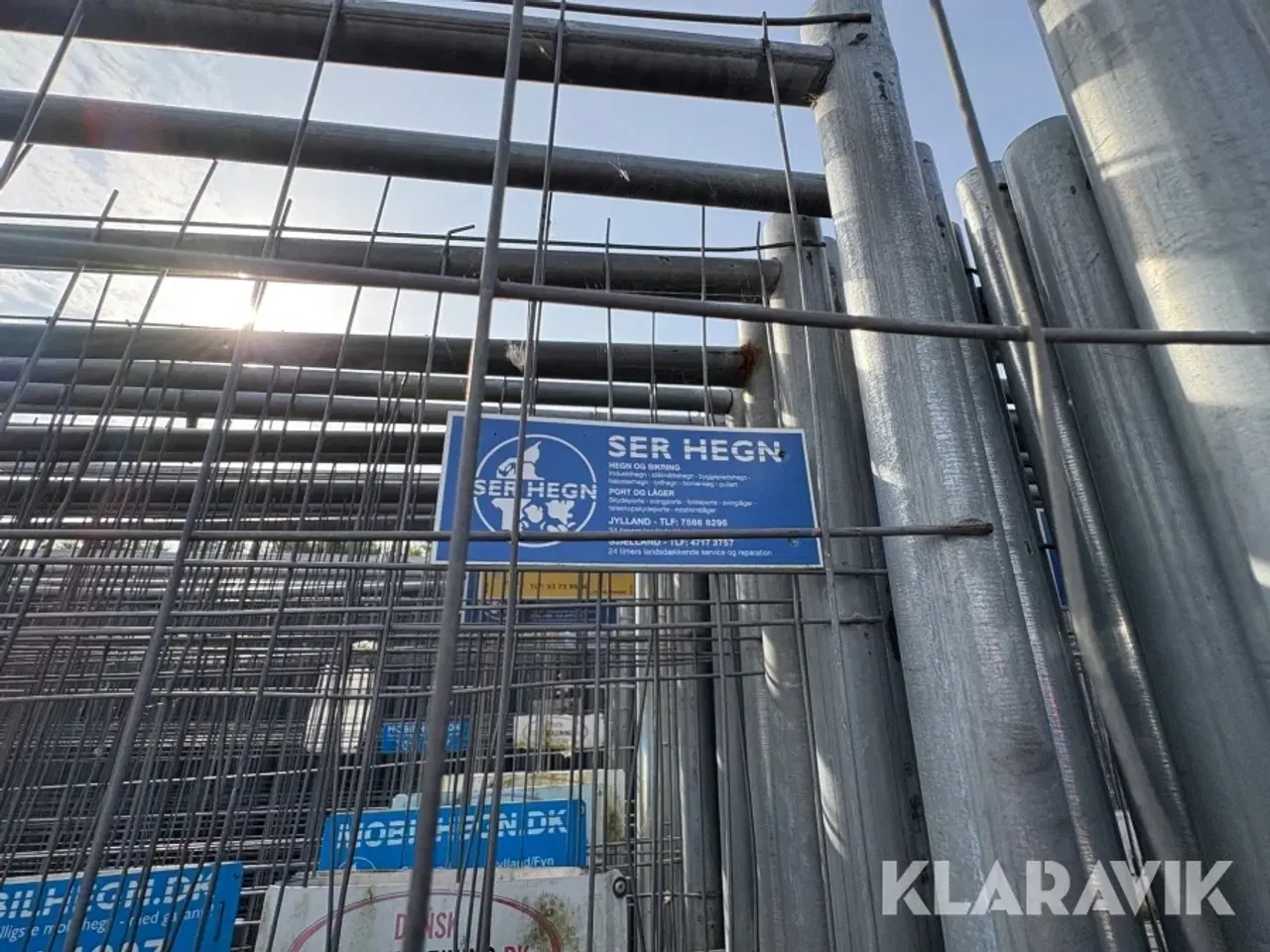 Billede 7 - Wirehejs lad med byggeplads hegn Sydfyns Jernvare Fabrik