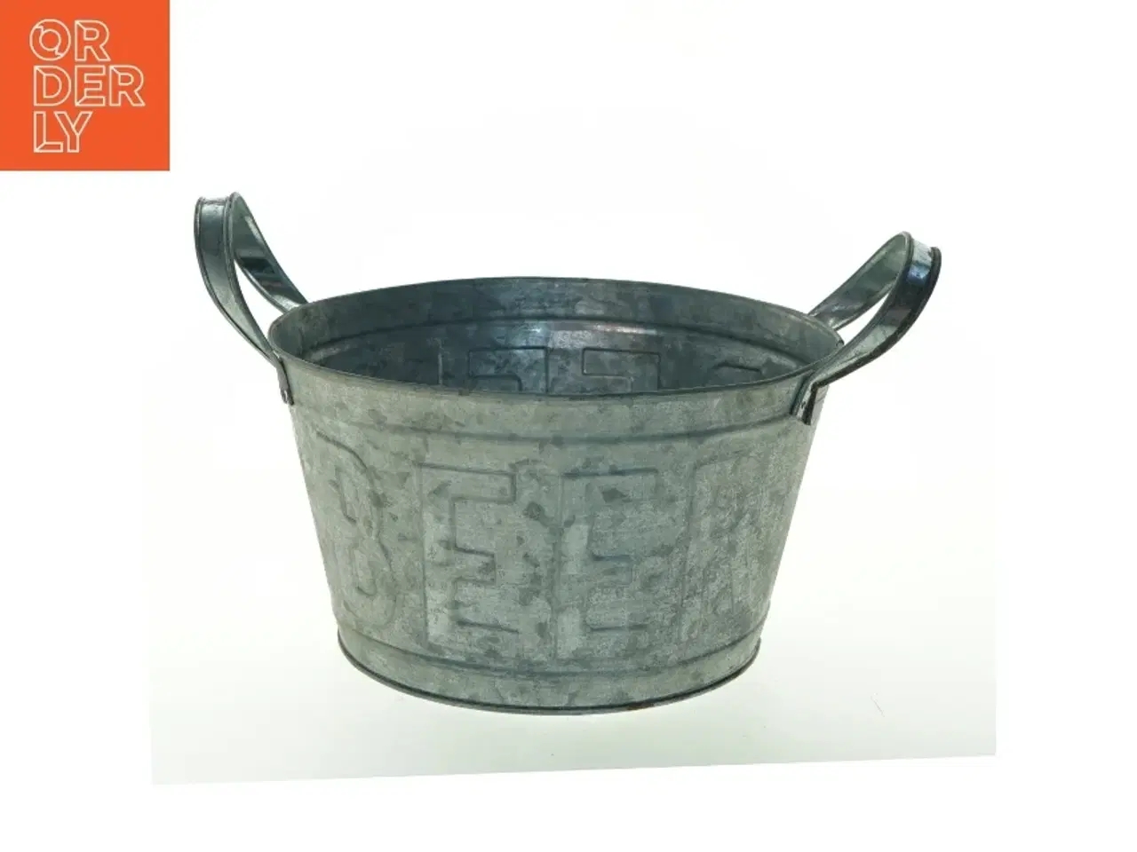 Billede 1 - Metalkøler med graverede bogstaver (str. Ø 25 cm)