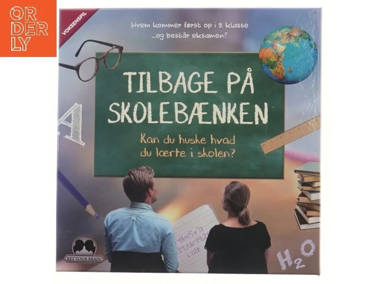 Billede 1 - Tilbage på skolebænken brætspil (str. 27x27 cm)