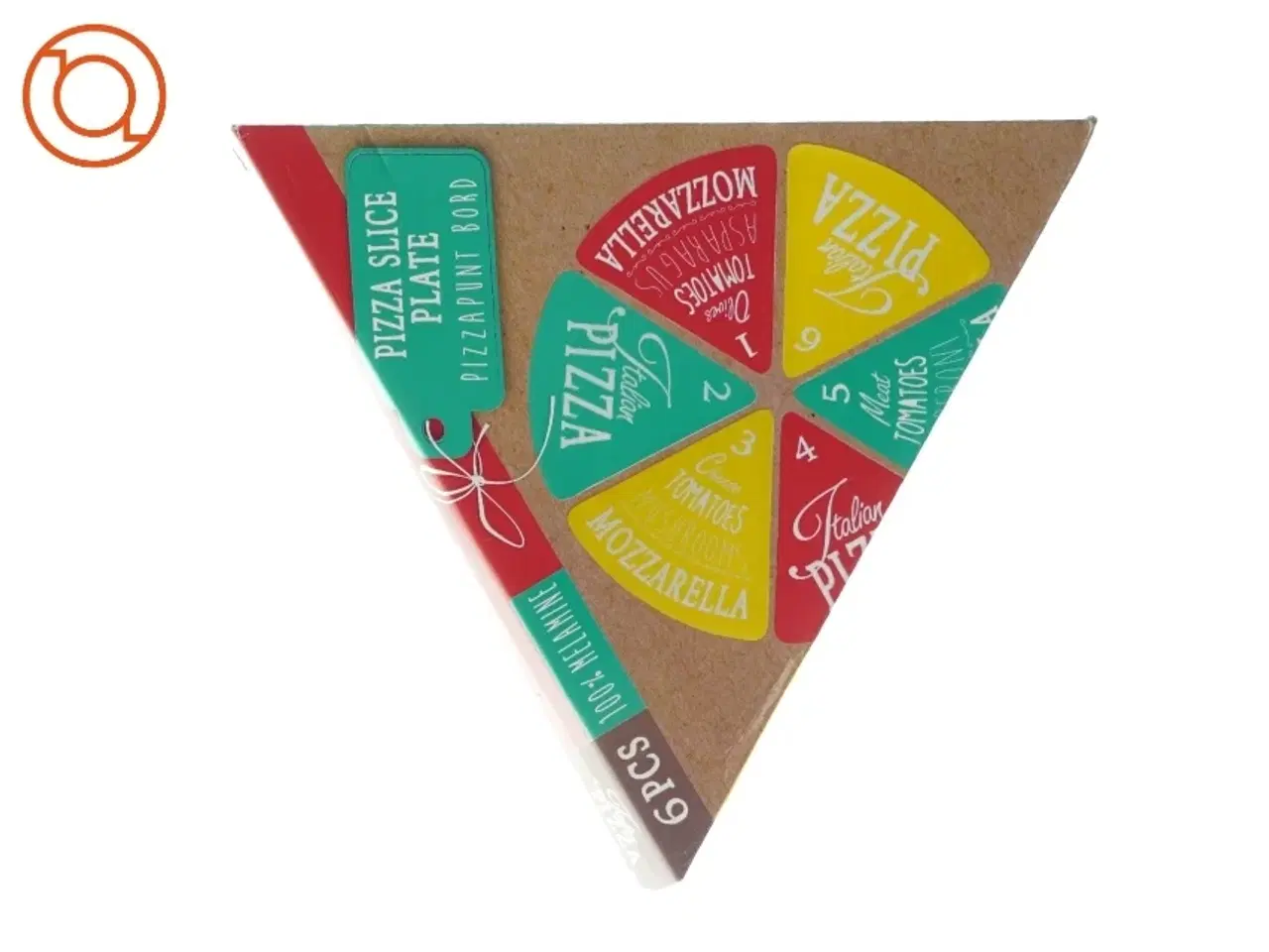 Billede 1 - nye Pizza slice plate (str. 23 x 22cm)