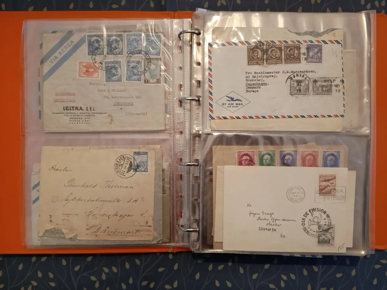 Billede 5 - Mappe med gamle breve