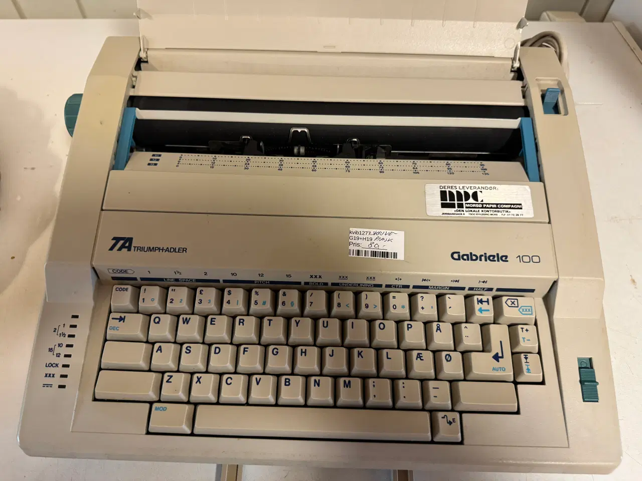 Billede 1 - skrivemaskine