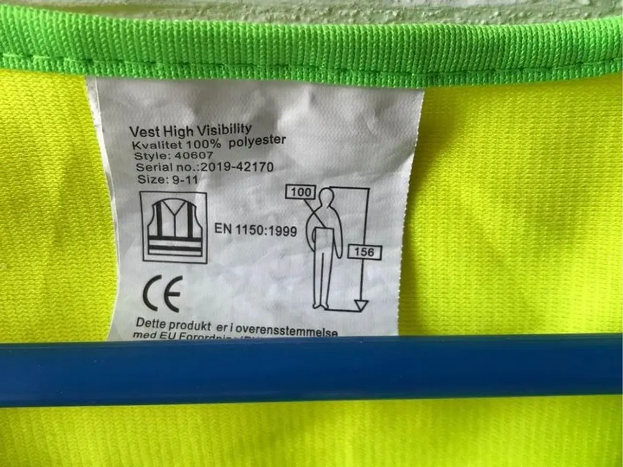 Billede 2 - Refleksvest bortgives - Max højde 156cm