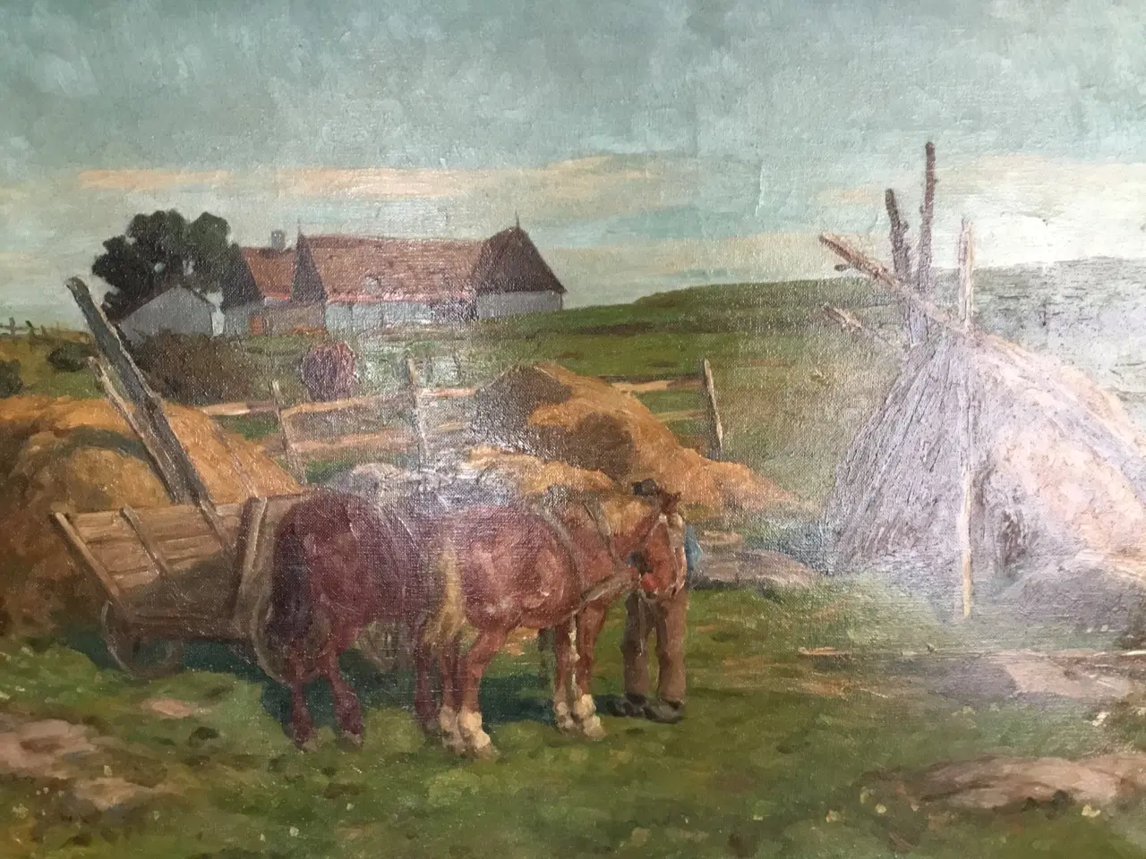 Billede 4 - Oliemaleri af Axel Hansen