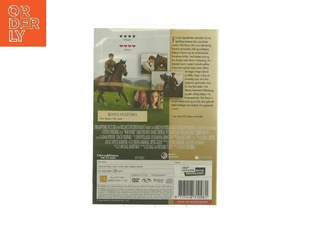Billede 2 - War horse (dvd)