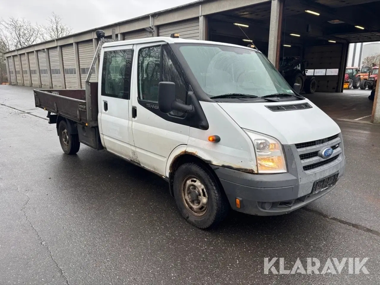Billede 7 - Mandskabsbil Ford Transit med lad