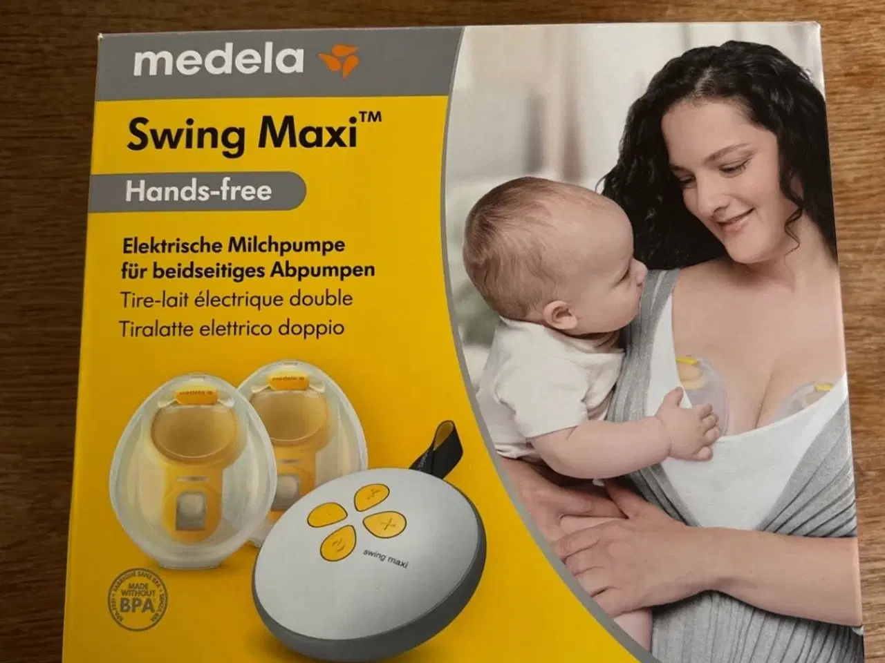Billede 1 - Medela Swing Maxi Hands-free Elektrisk Dobbelt Bry