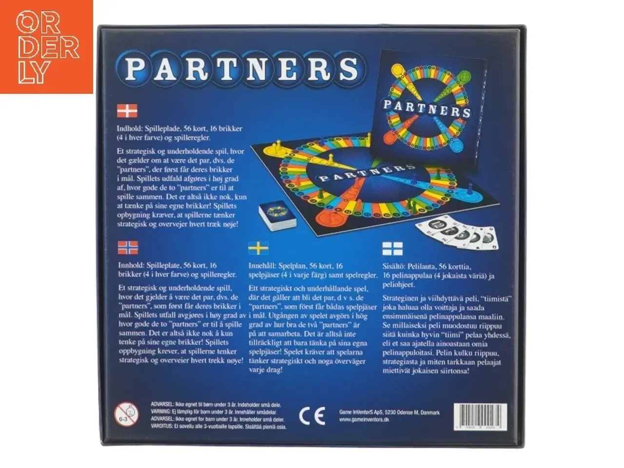 Billede 3 - Partners brætspil fra Game Inventors (str. 27x27 cm)