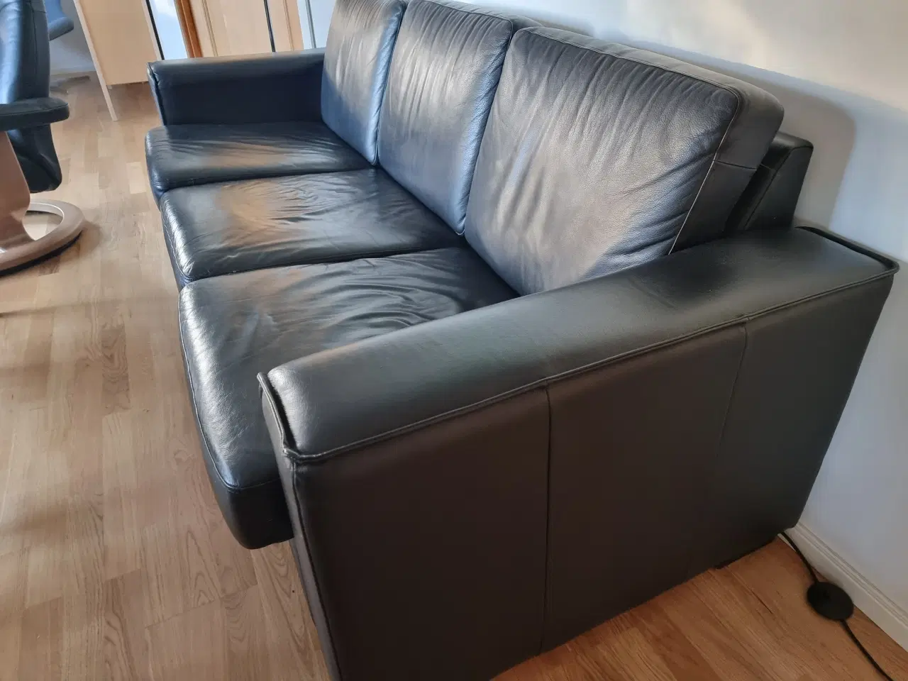 Billede 3 - 3 personers lædersofa