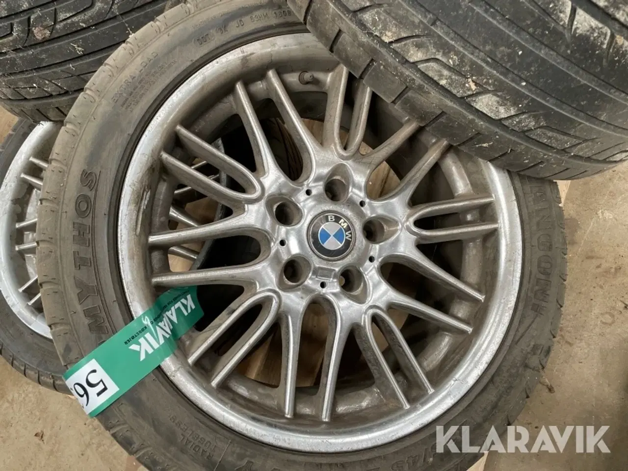 Billede 6 - Sæt BMW originale 17” alufælge med Hankook-dæk 4 styk.