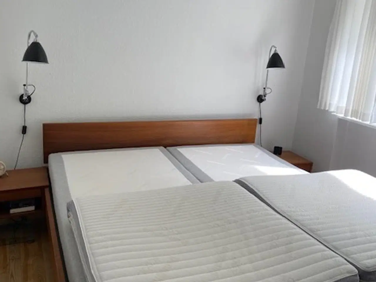 Billede 1 - Elevationsseng med Dunlopillomadrasser 180x200