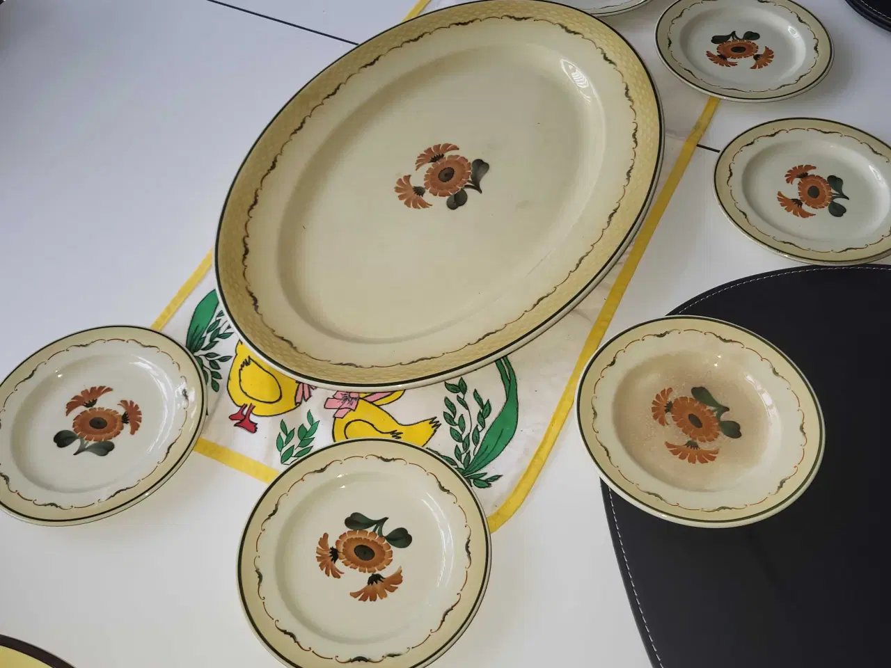 Billede 1 - Aluminia Morgenfrue stel 