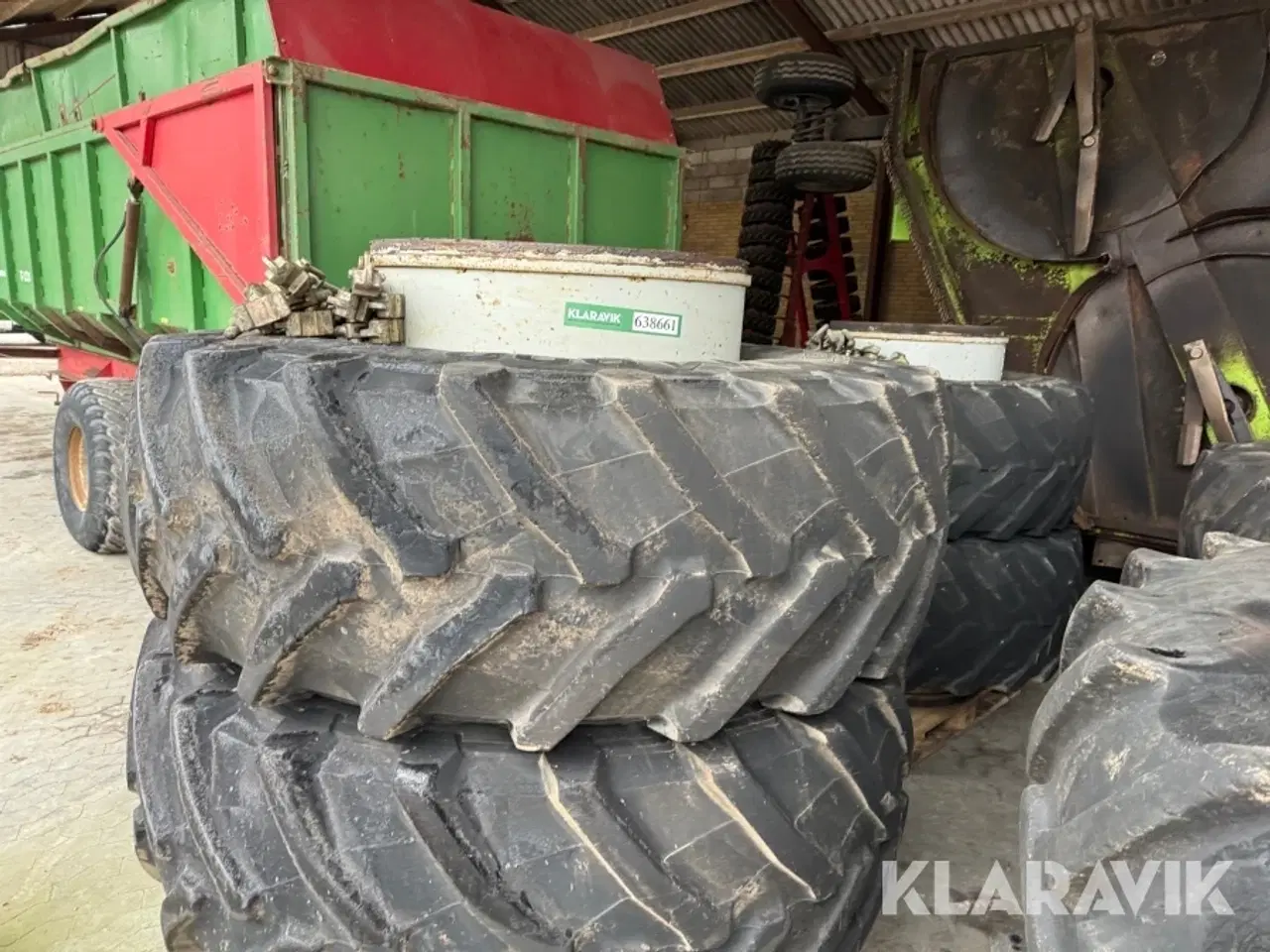 Billede 4 - Tvillingehjul Pirelli TM900 for og bag 4 styk