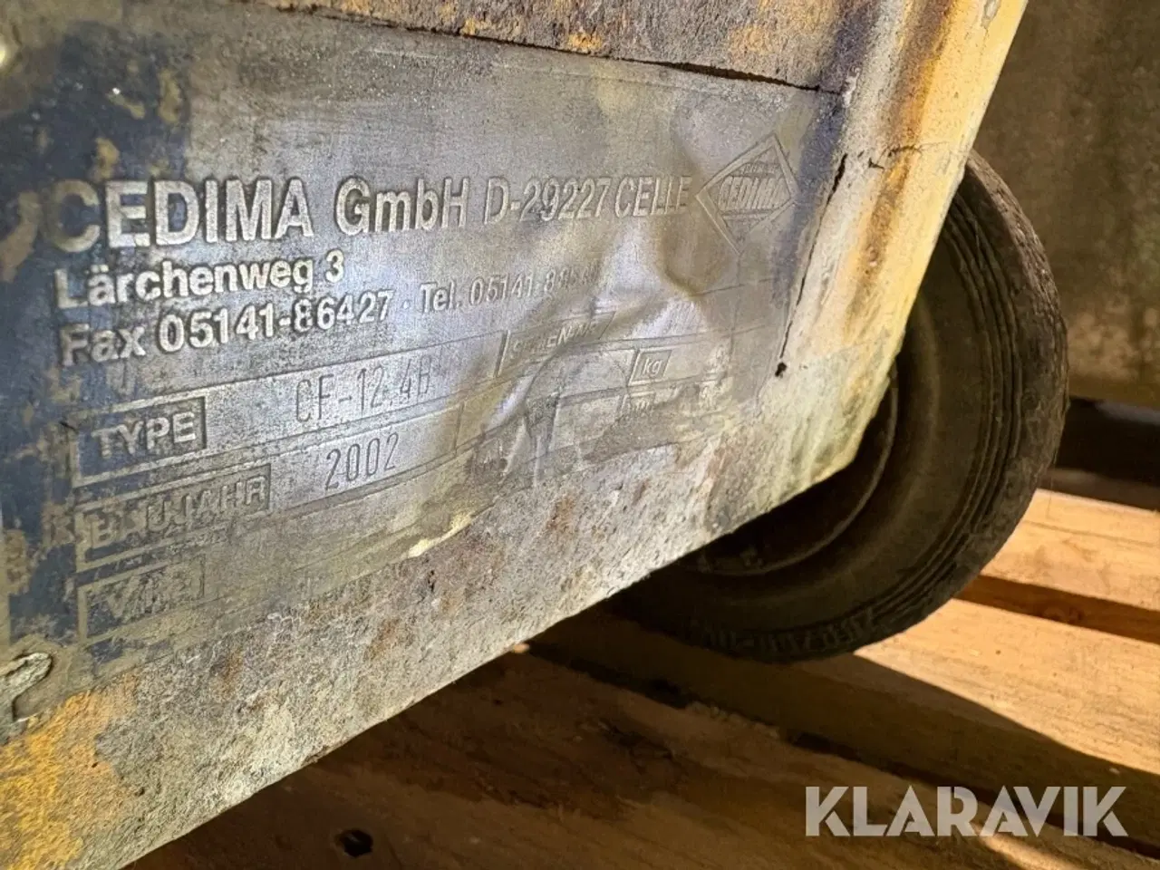 Billede 5 - Skæremaskine Cedima Gf 12.4 B motor Honda GX390 - 13,0 HK