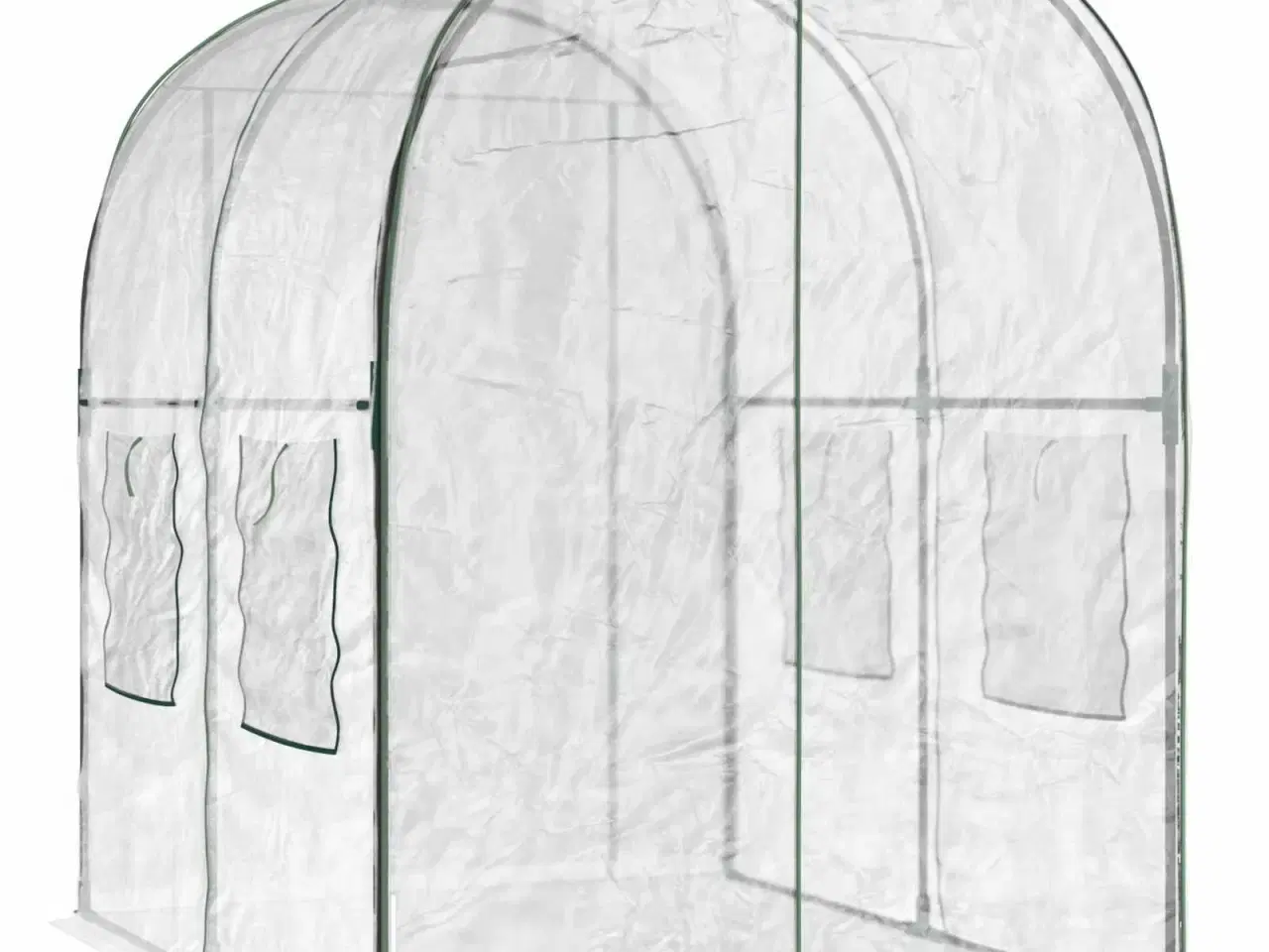 Billede 5 - Drivhus med ramme 160 x 200 x 192,5 cm PVC Transparent