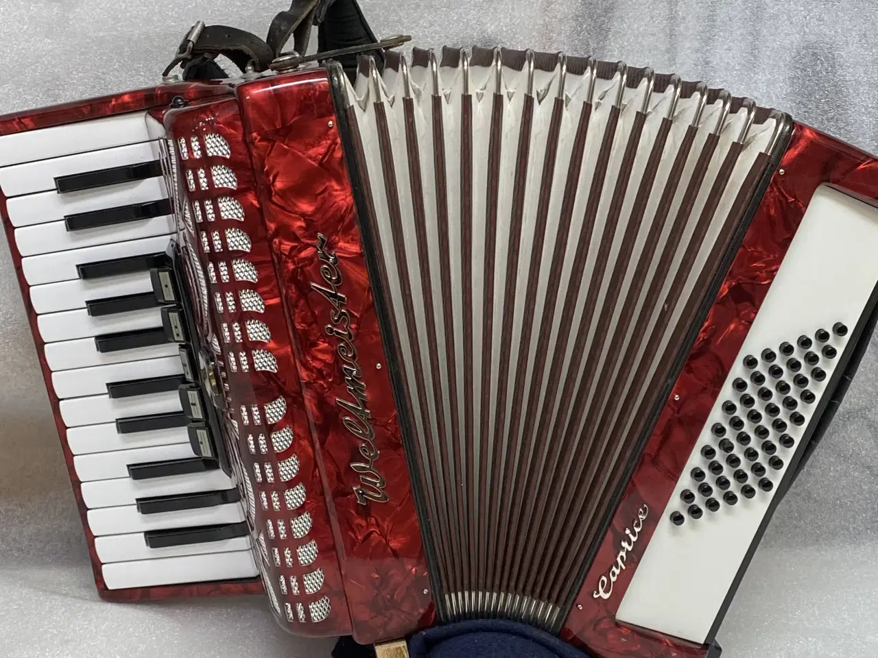 Billede 5 - Weltmeister Caprice tangent-harmonika – vinrød – 5