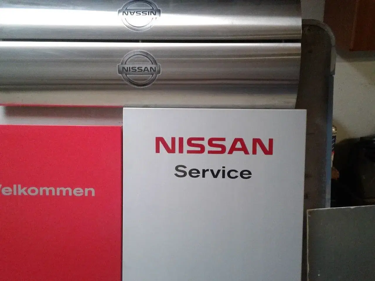 Billede 1 - Skilte i metal NISSAN.