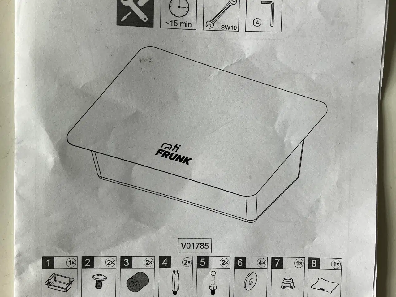 Billede 3 - Dacia Spring - frunk, måtter, ladekabel