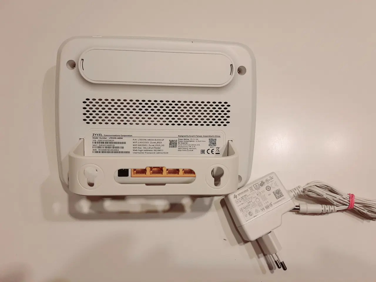 Billede 2 - 4G⚪Zyxel lte 3316, simkort (klar til fastnet tlf)