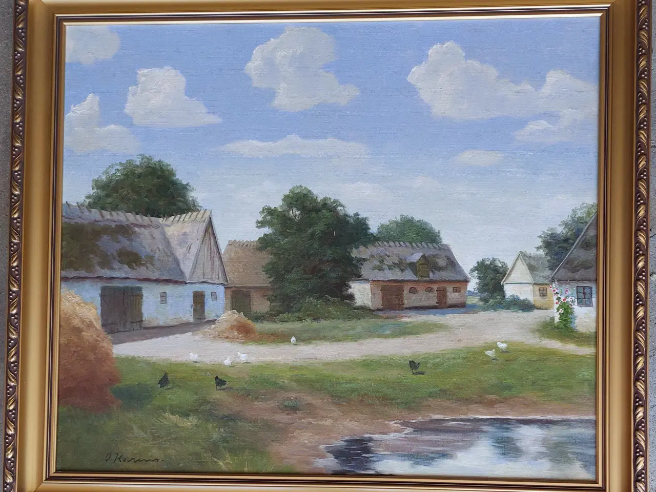 Billede 1 - O. ( Osvald ) KARMS - ( 1885 - 1972 ) - oliemaleri