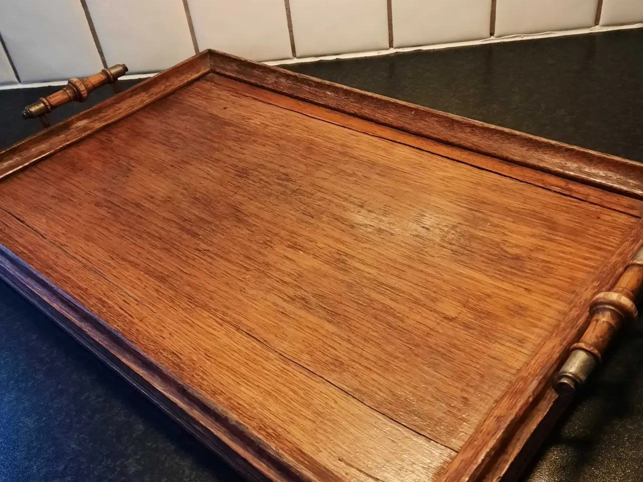 Billede 1 - Gl. Serveringsbakke