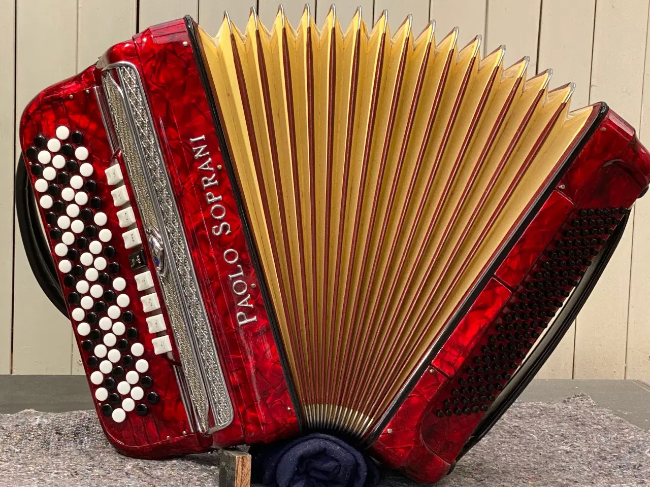 Billede 12 - 	Paolo Soprani knapharmonika m. kasse – god stand