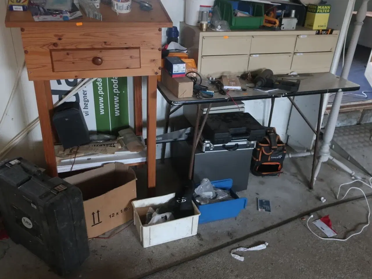 Billede 9 - Sækkevogn, varelager, reservedele, værktøj, reol, opbevaringsvogn m.m.