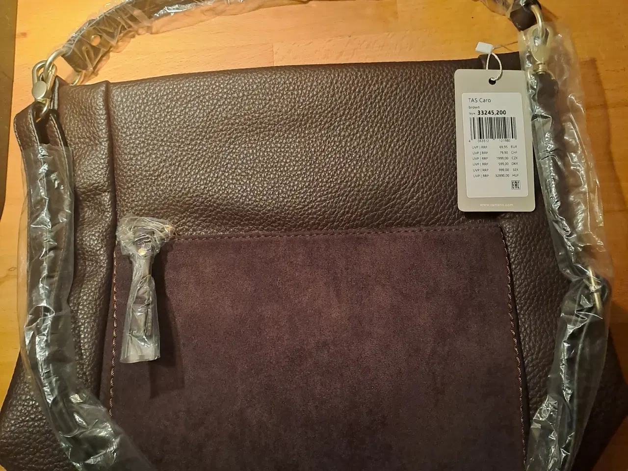 Billede 1 - Brun Tamaris crossbody/skuldertaske