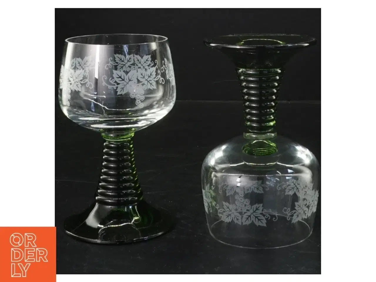 Billede 2 - Sæt med seks glas (str. 13,5 cm)