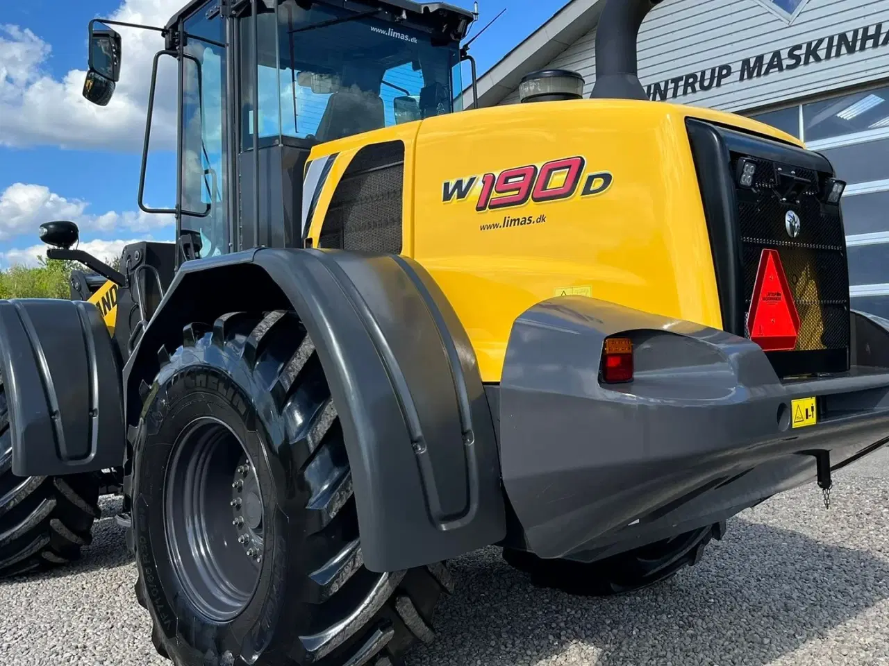 Billede 8 - New Holland W190D DK-Model. LONG REACH med de høje VF 710/65R30 hjulmontering