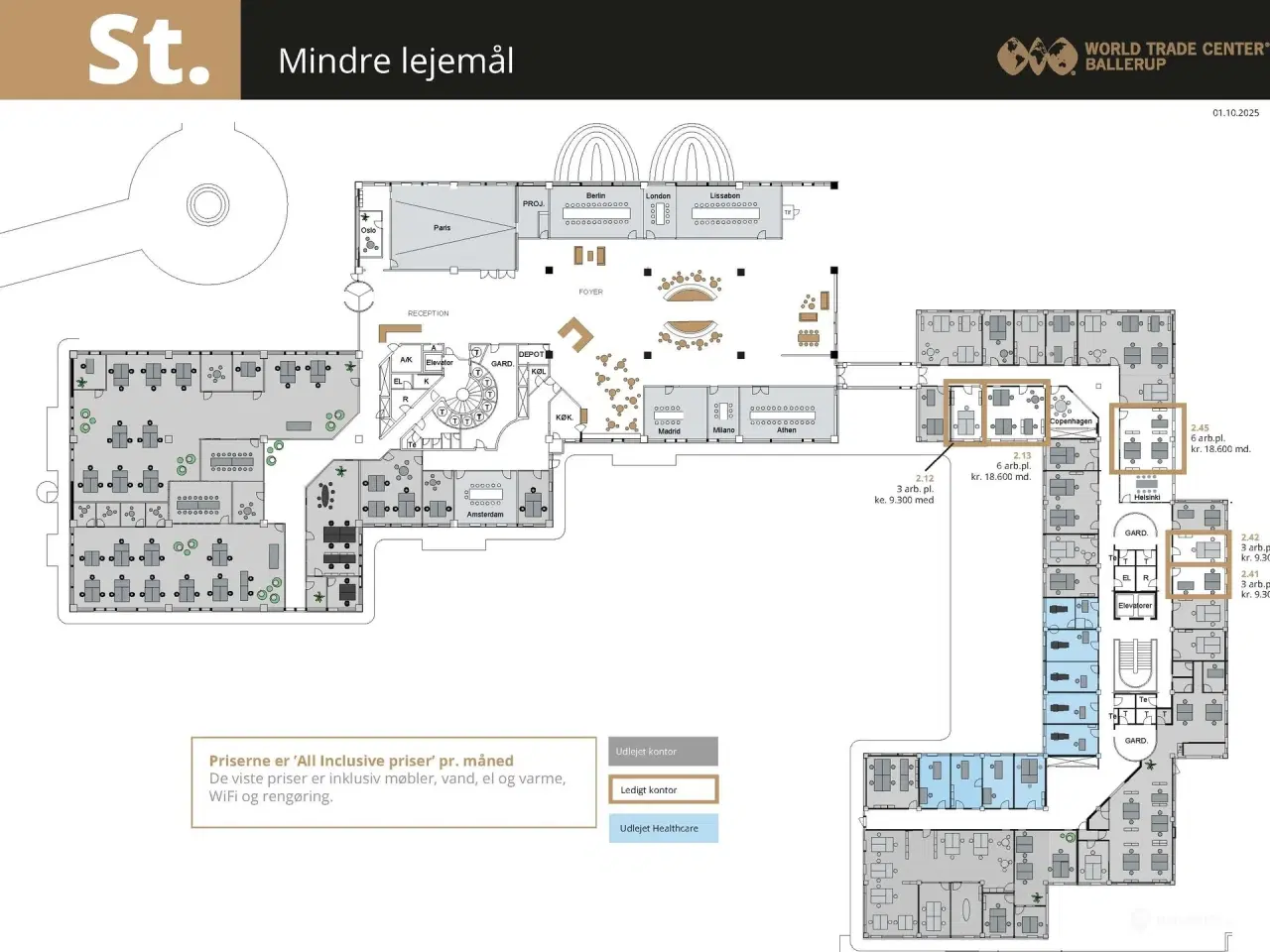 Billede 11 - Fleksible kontorlejemål i internationalt miljø