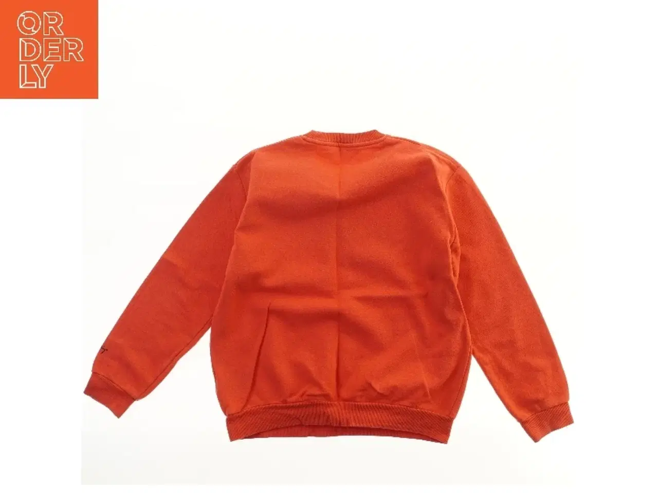 Billede 2 - Orange sweatshirt med print fra H&M (str. 152)
