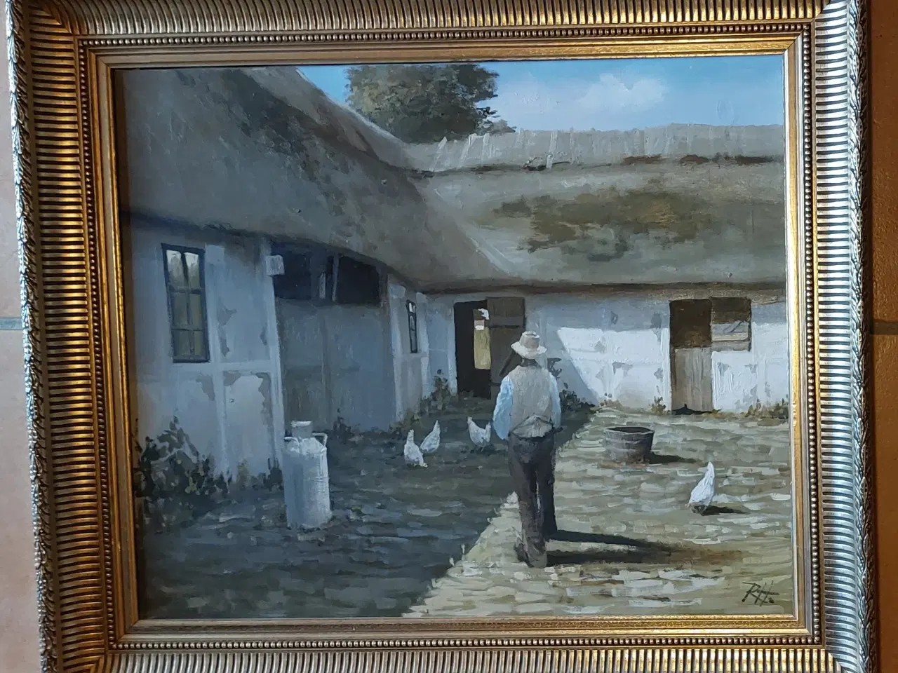 Billede 1 - ROALD HANSEN - ( 1938 - 2018 ) - oliemaleri