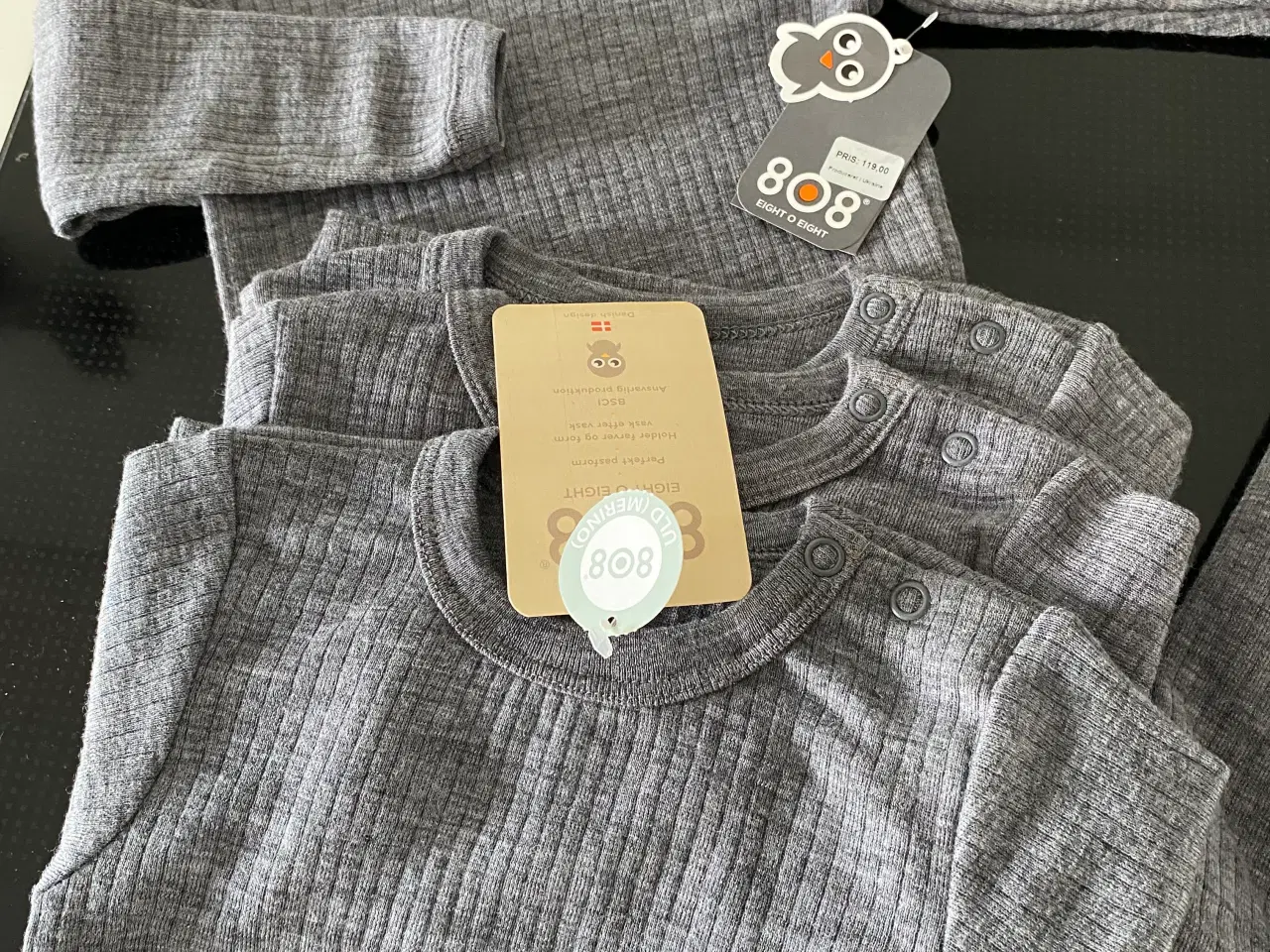 Billede 3 - 808 Babyuld pakke - 7 dele i 100% blødt merinould 