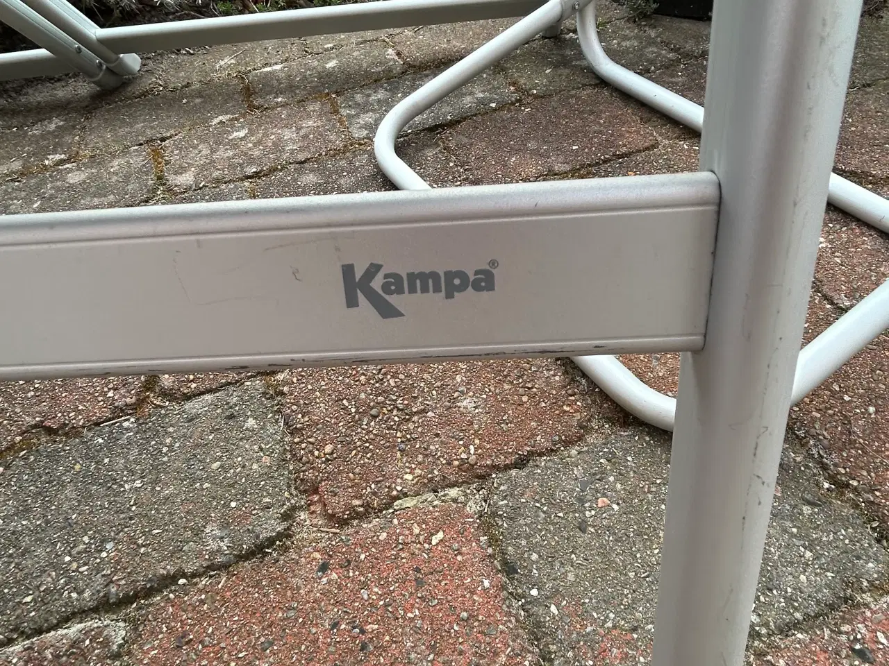 Billede 2 - 4 stk KAMPA Campingstole m/ 2 stk Fodskammel.