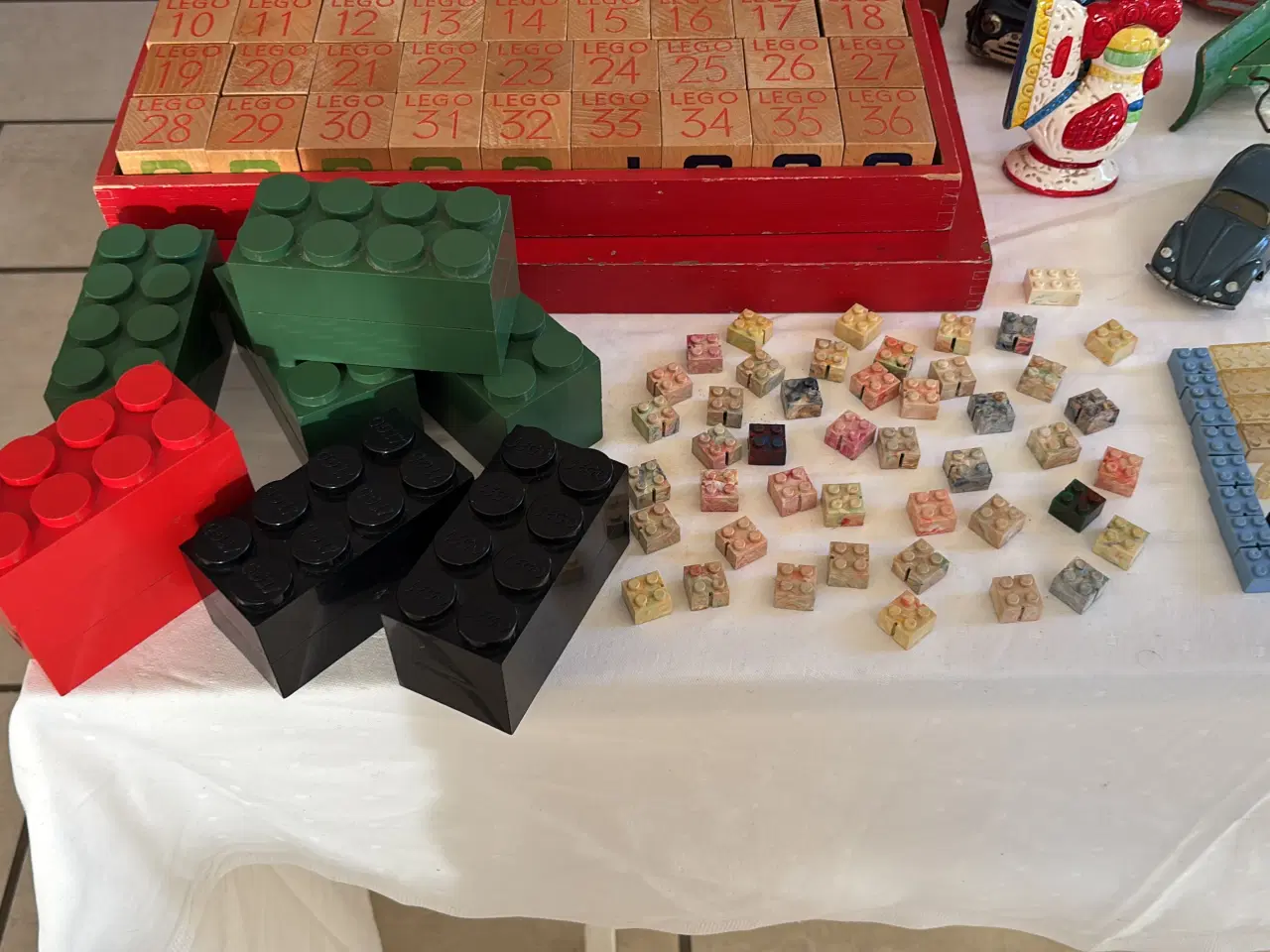 Billede 6 - Lego gammelt træ / plastik legetøj til samler