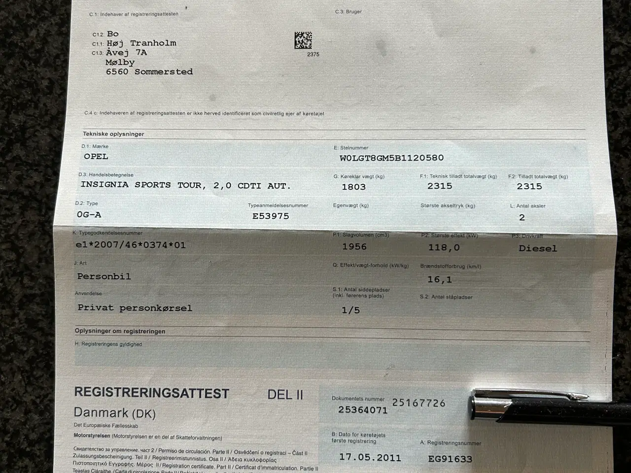 Billede 9 - Opel Insignia Defekt
