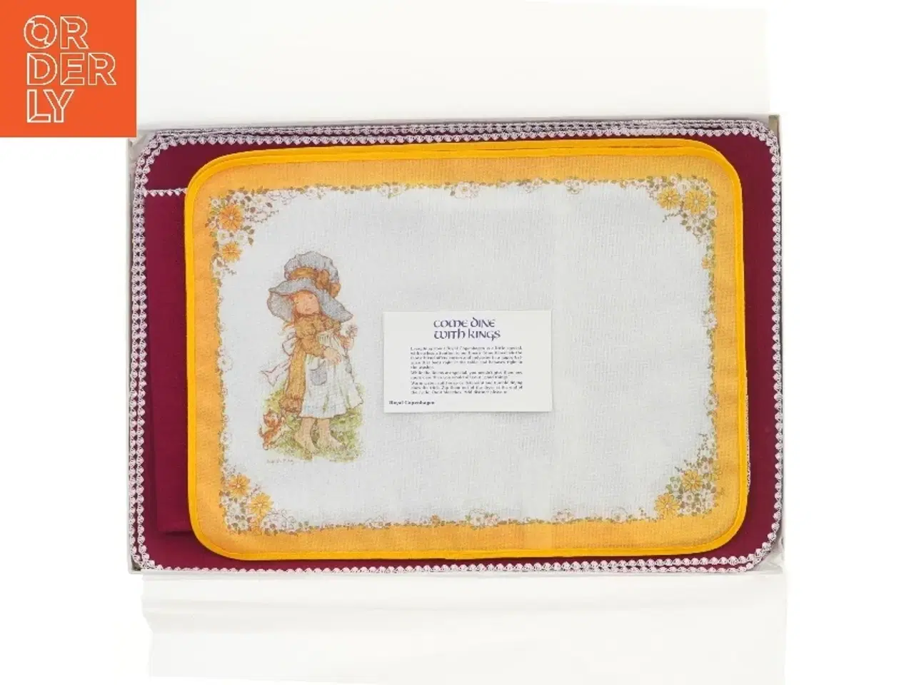 Billede 2 - Royal Copenhagen dækkeservietter og servietter fra Royal Copenhagen (str. 43x31, 48x47 cm)