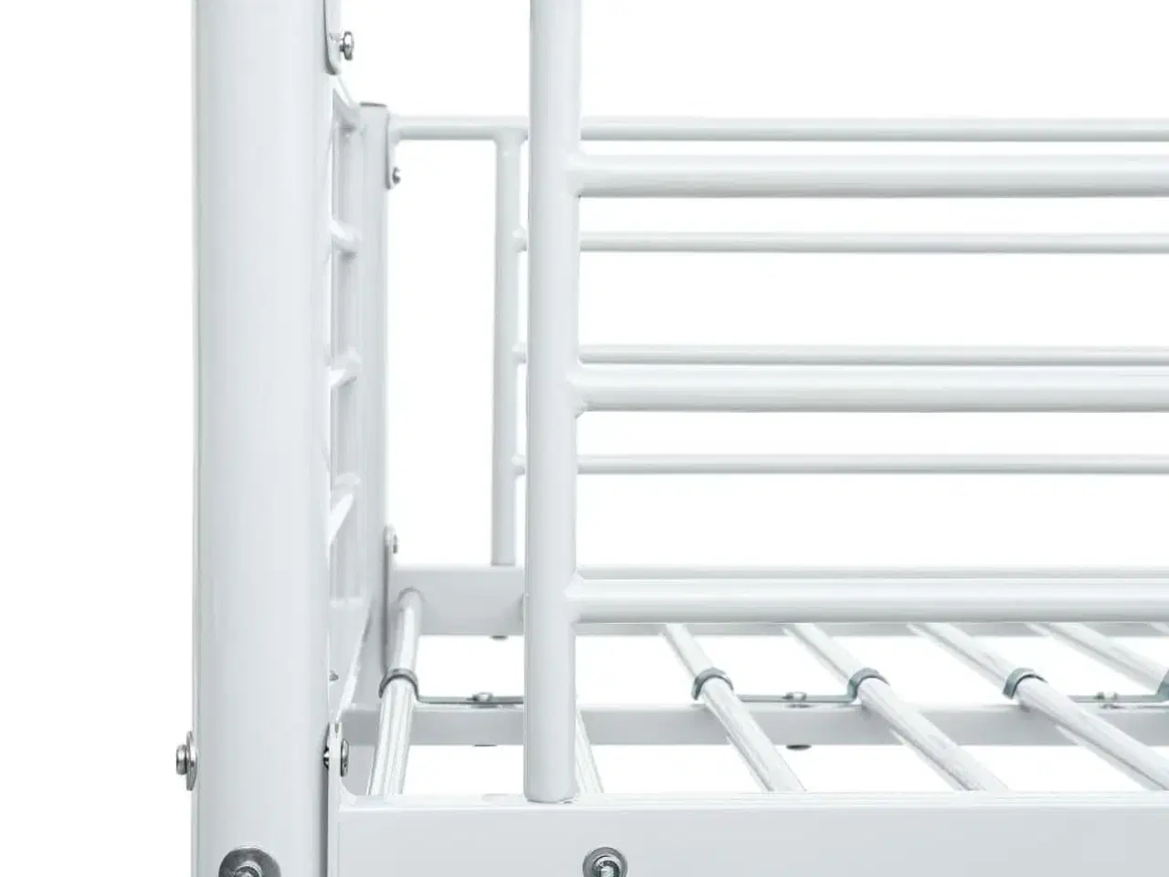 Billede 4 - Køjeseng 90x200 cm metal hvid