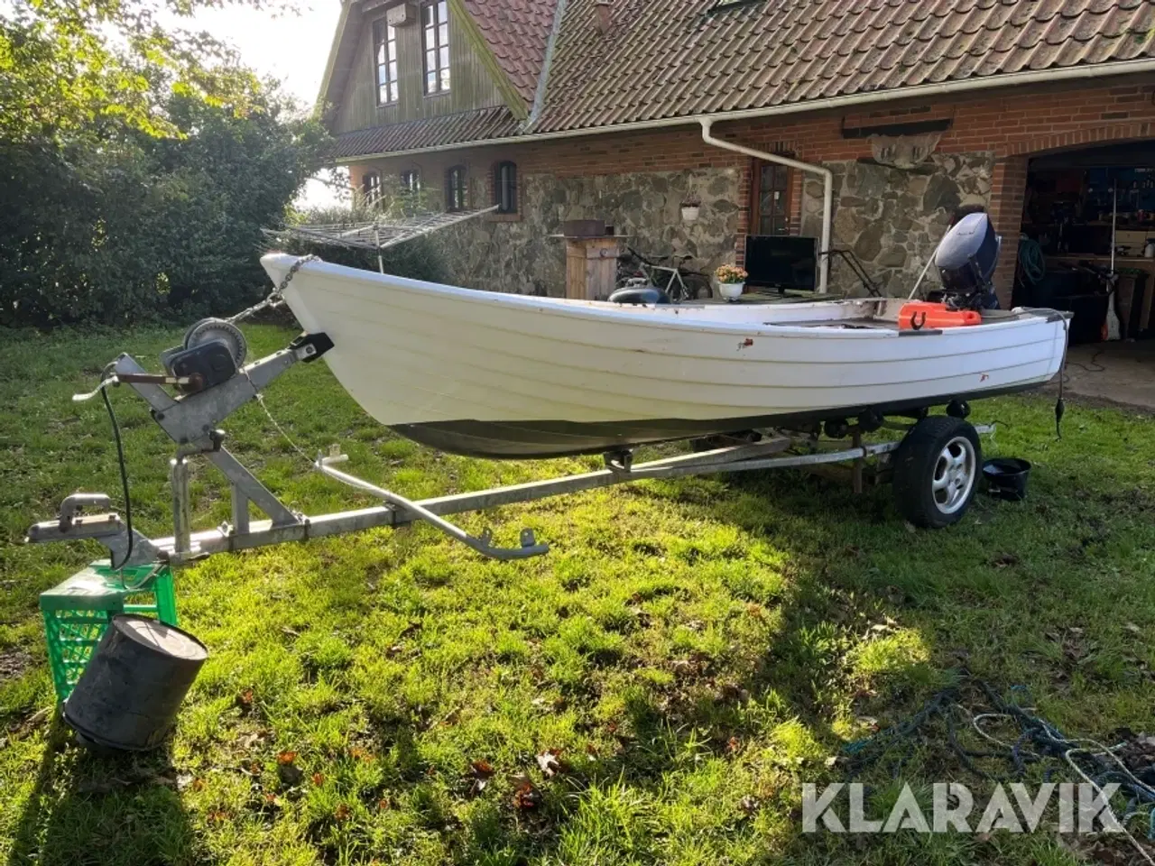 Billede 1 - Jolle med ophalervogn og Yamaha motor