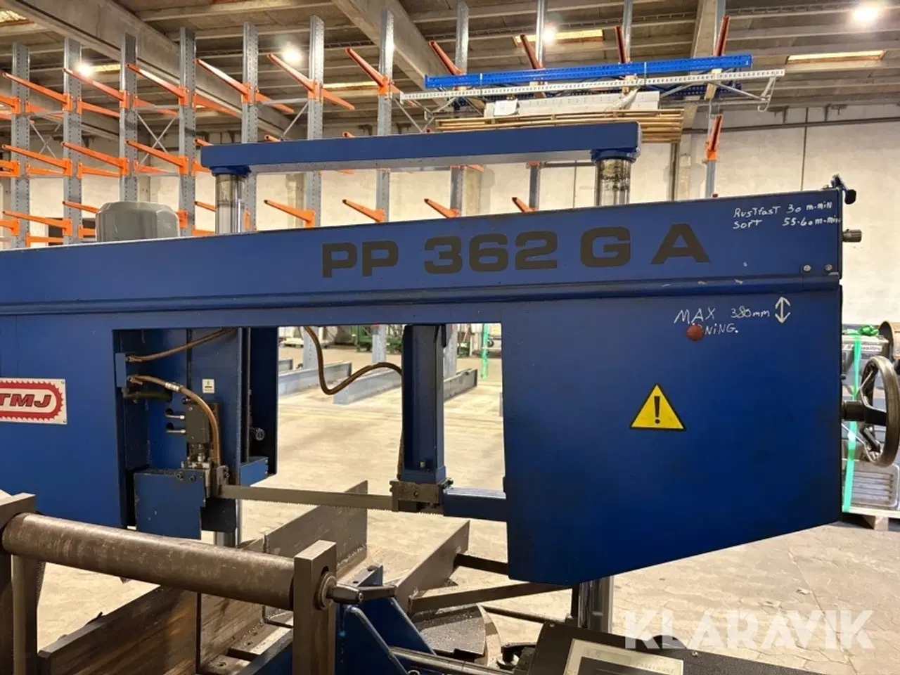Billede 9 - Båndsav med rullebane TMJ PP 362 GA