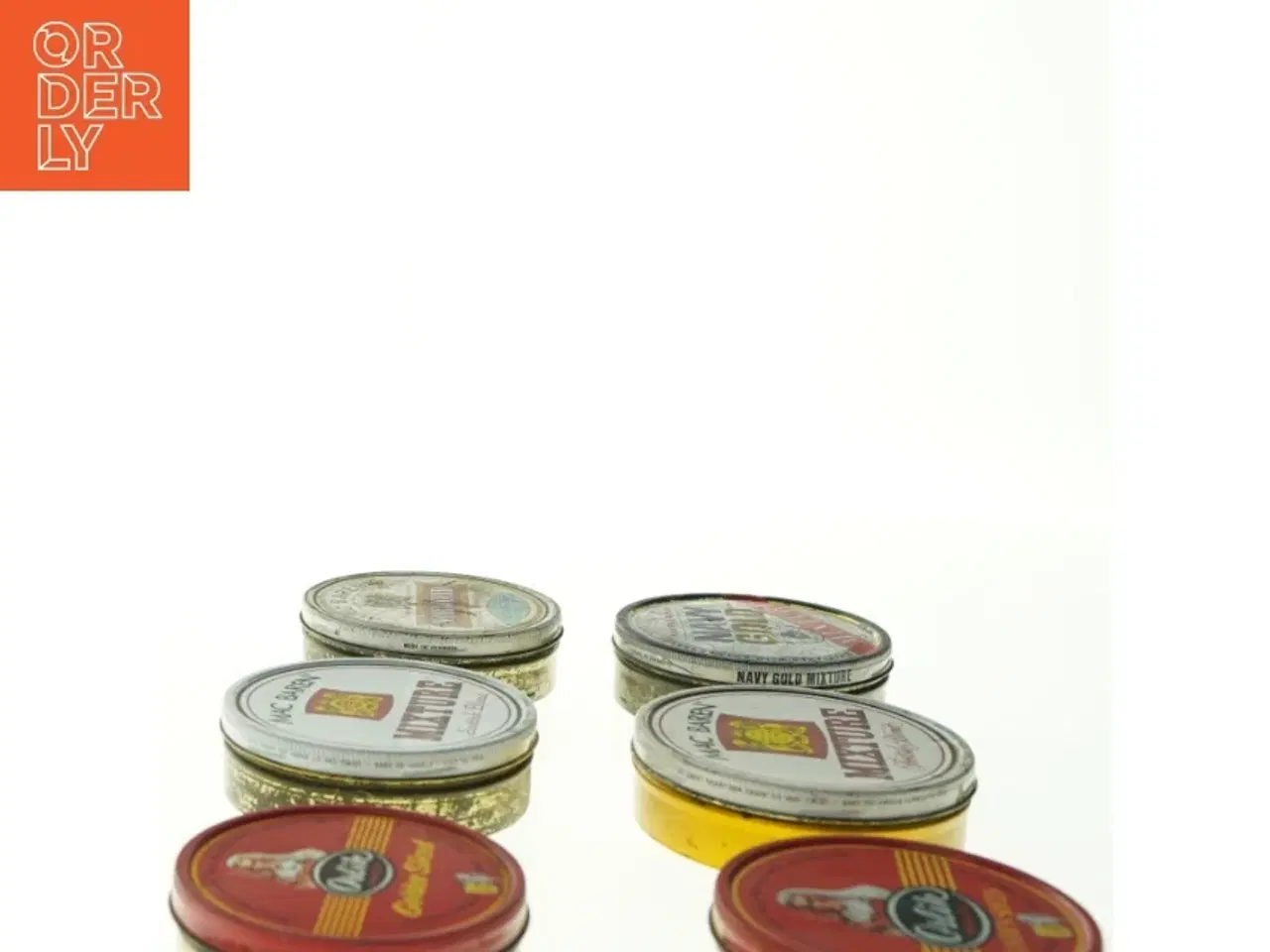 Billede 4 - Vintage tobaksdåser (str. Ø 10 - 12 cm)