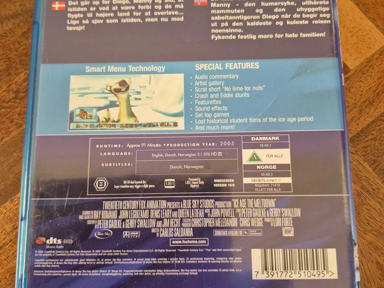 Billede 2 - Blu ray , ice age 2