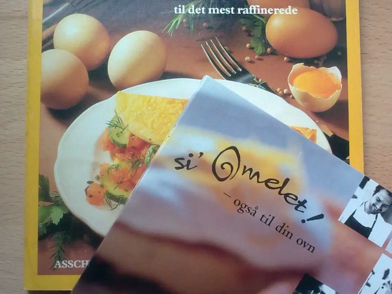 Billede 1 - ÆG og omelet og æggeskiver OPSKRIFT bog x 2