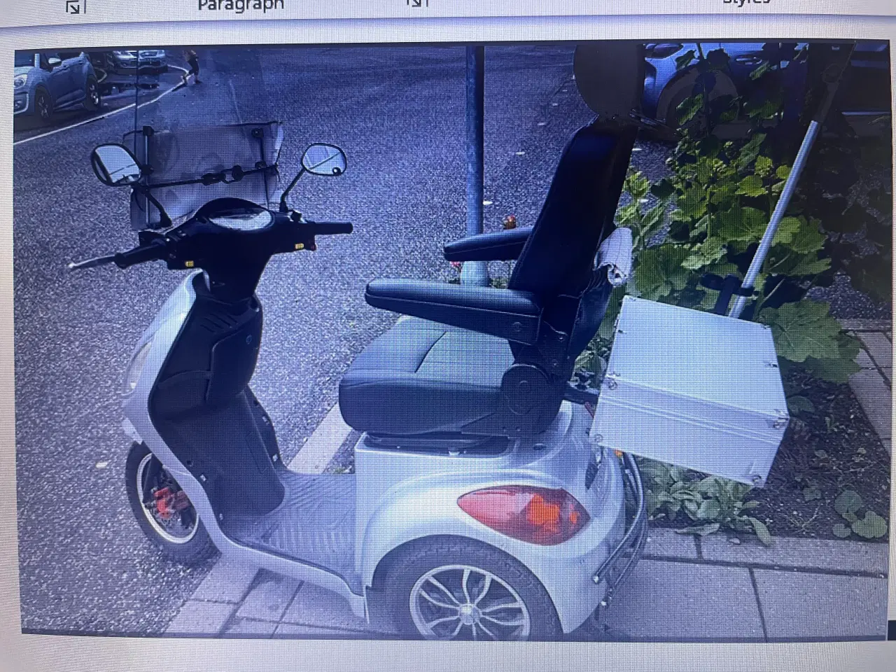 Billede 1 - El scooter, tre hjul