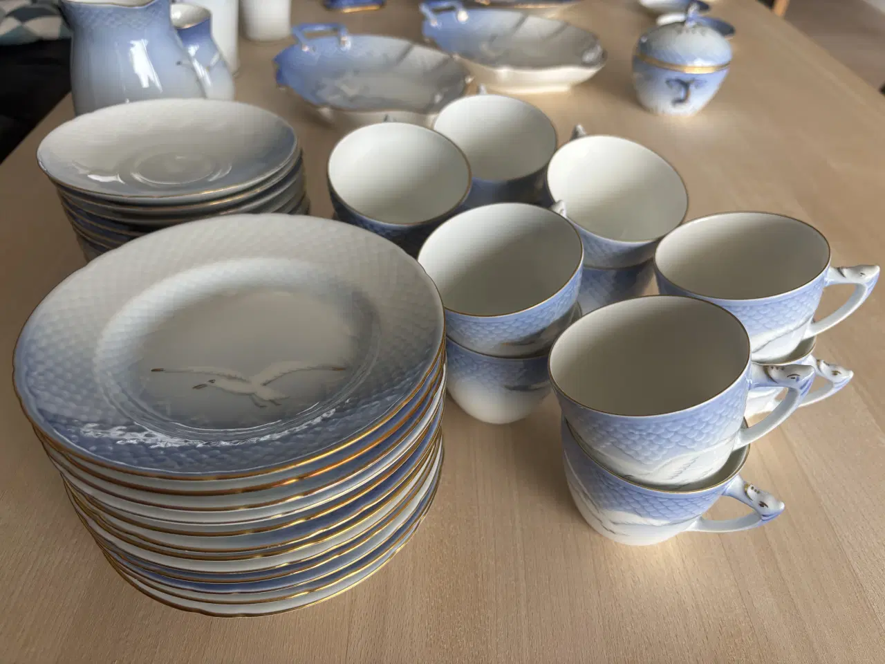 Billede 1 - Royal Copenhagen Mågestel til 12 pers.