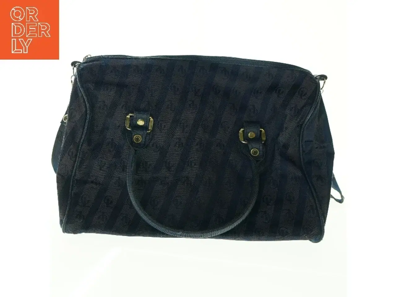 Billede 3 - Blå designer rejsetaske (str. 36 x. 24 cm)