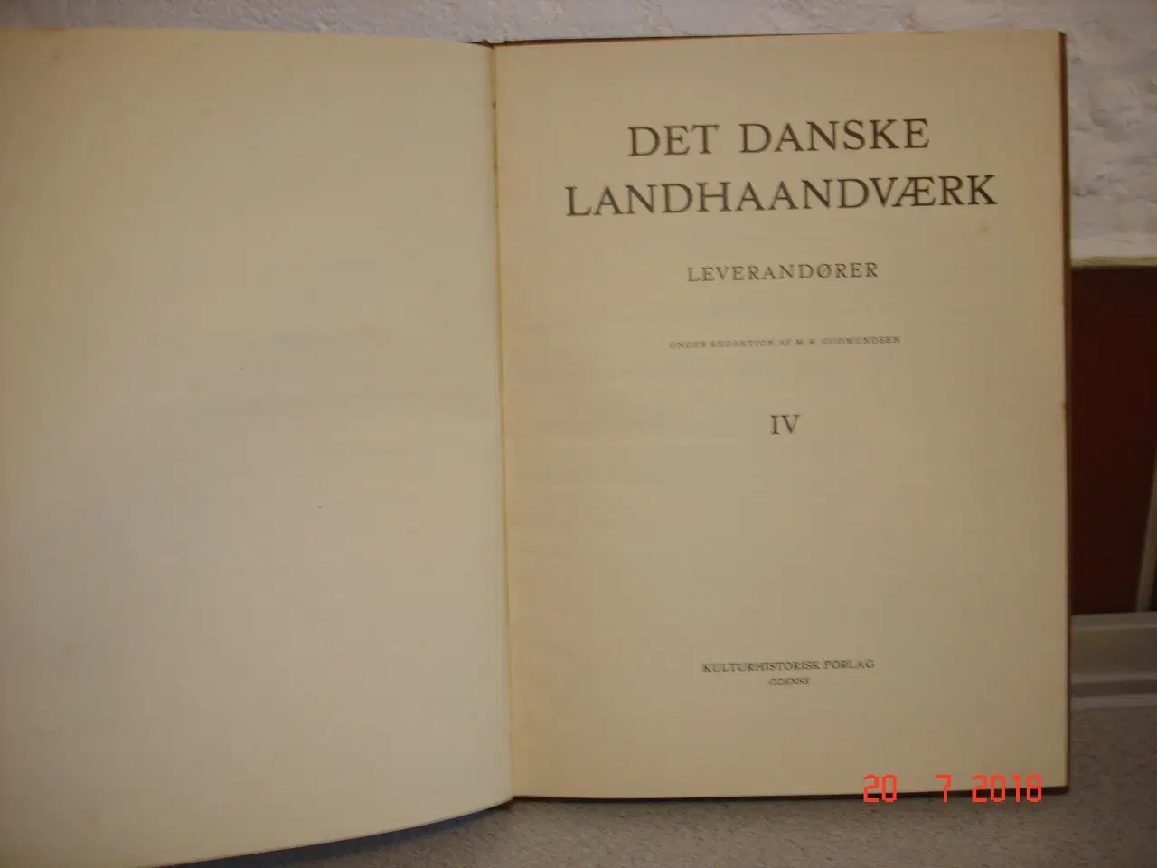 Billede 1 - Bog: Det danske landhåndværk