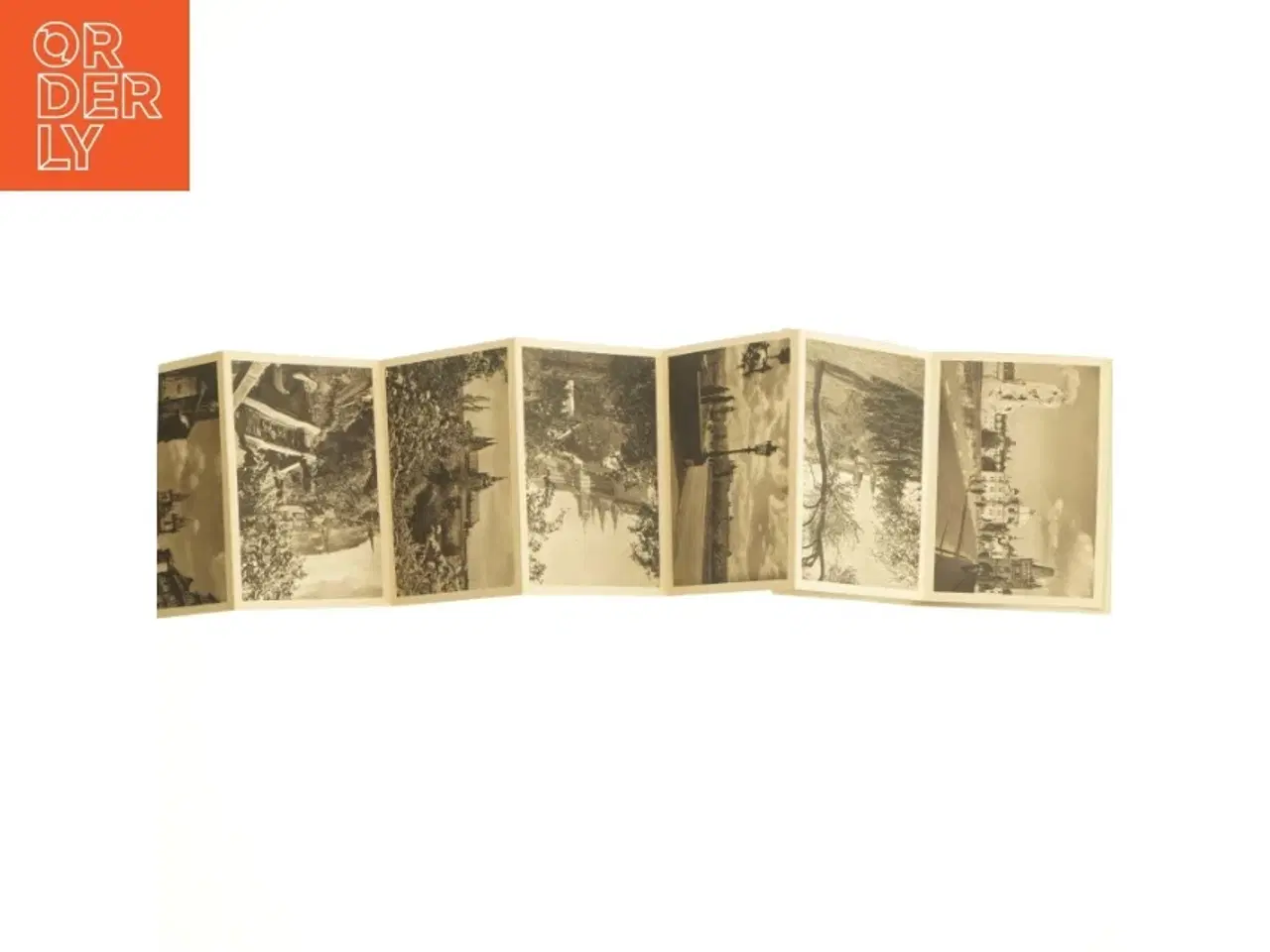 Billede 4 - Vintage fold-out postkort med billeder af Prag