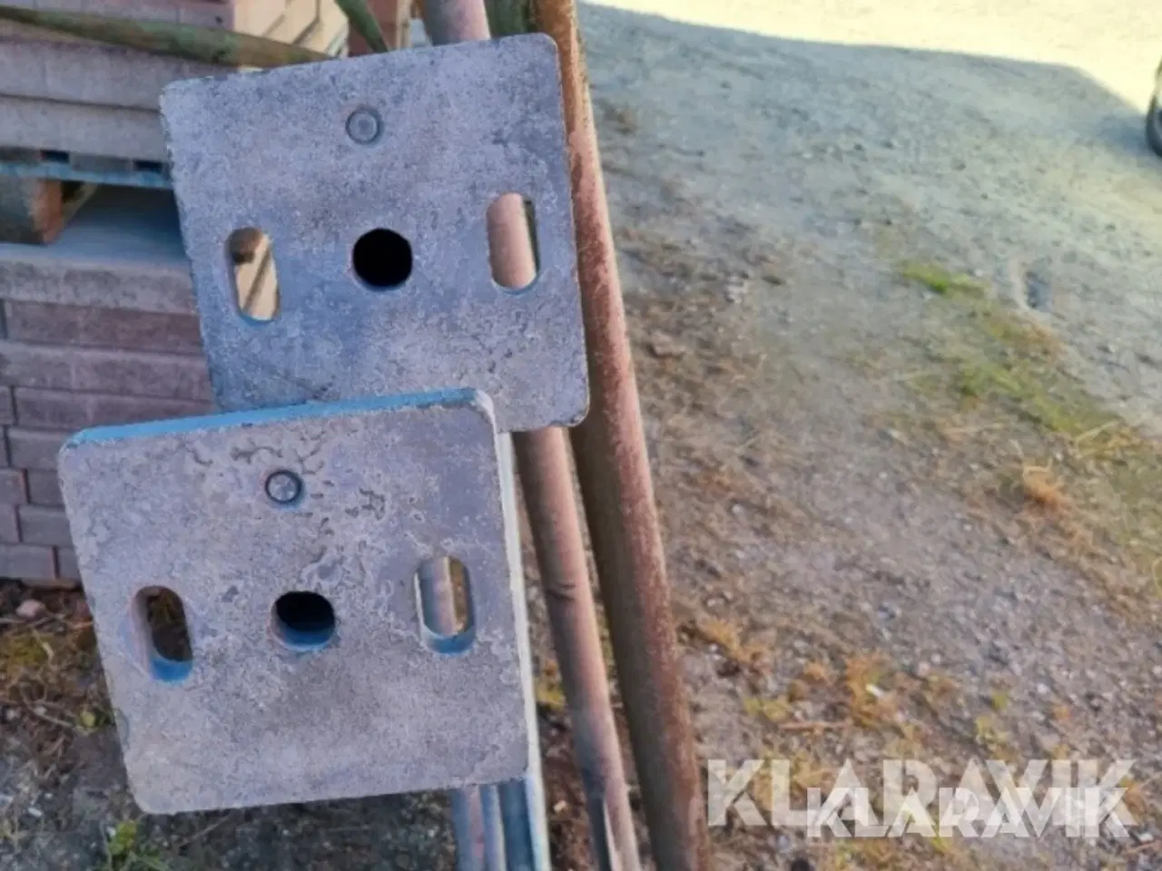 Billede 4 - Skiltestandere Galvaniseret stål